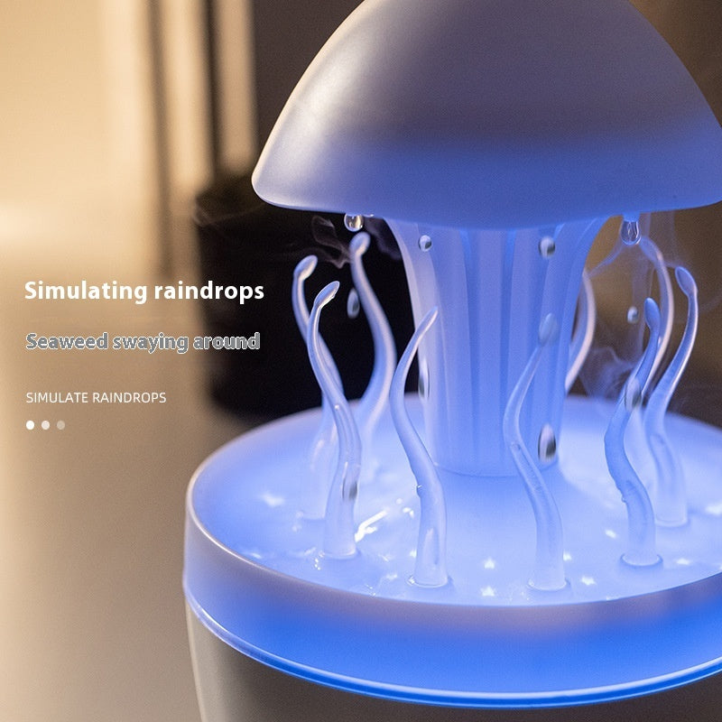 Rotating Water Drop Aroma Diffuser Household Colorful Night Lamp